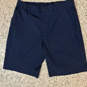 Greg Norman Collection Dark Blue Flat Front Shorts